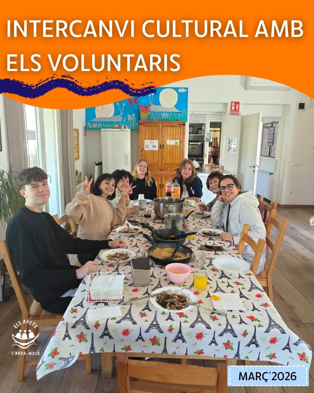 INTERCANVI CULINARI AMB ELS VOLUNTARIS