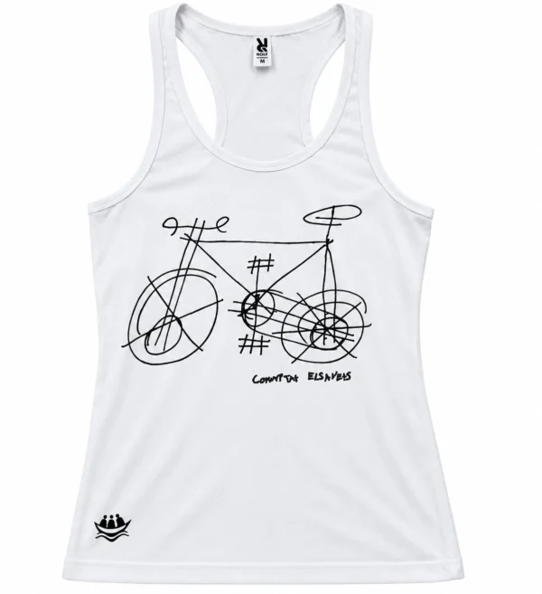 Camiseta "Bicicleta" tirantes - Imagen 2